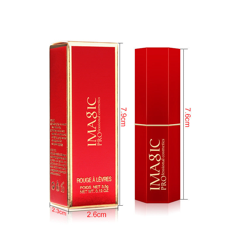 IMagic Red Tube Lipstick Series Matte Lip Balm Lasts Forever