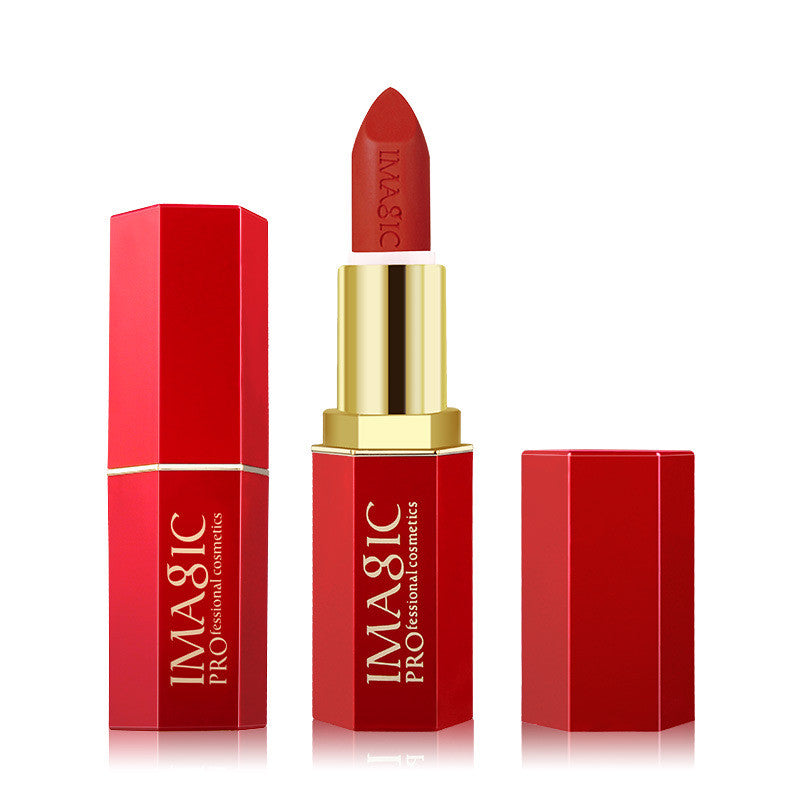 IMagic Red Tube Lipstick Series Matte Lip Balm Lasts Forever