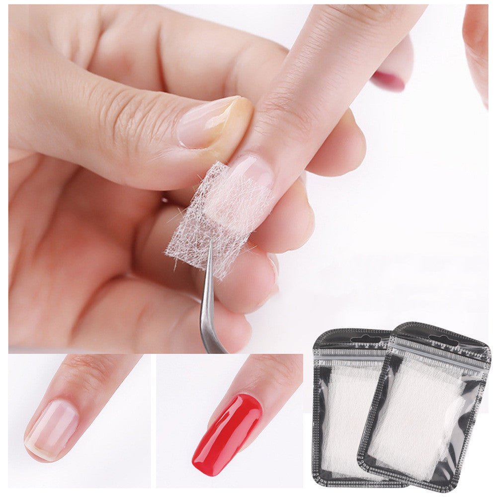 Lulaa Nail Extension Fiber Sheets & Glue