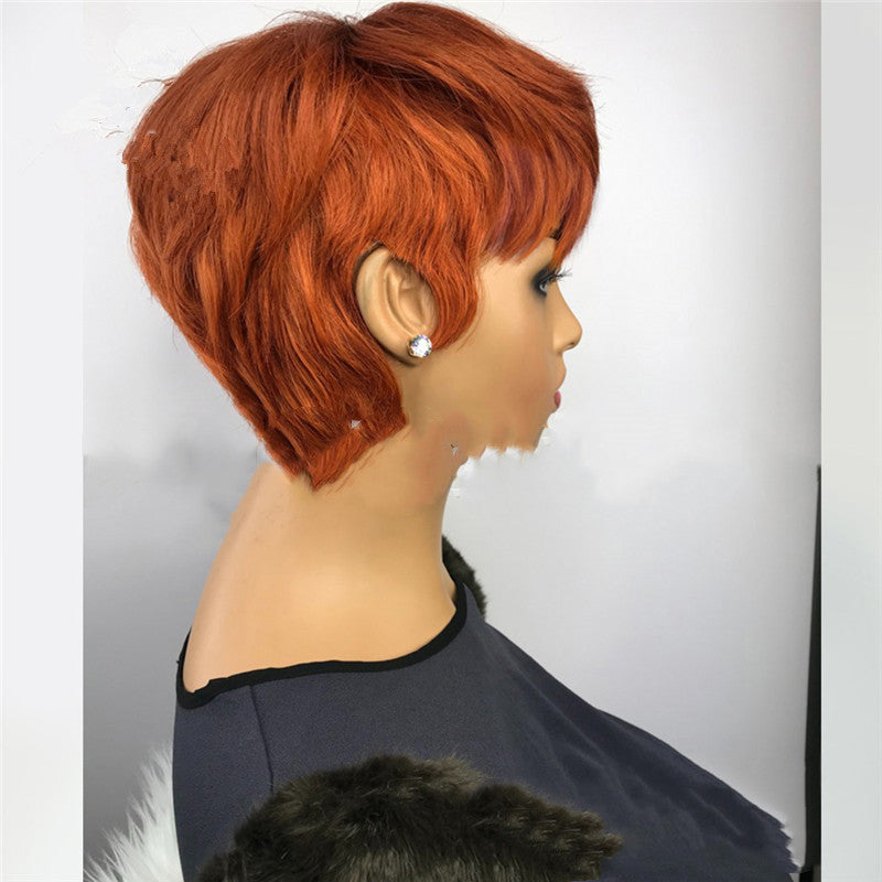 Beauty Short Hair Wig Chemical Fiber Hair Cover