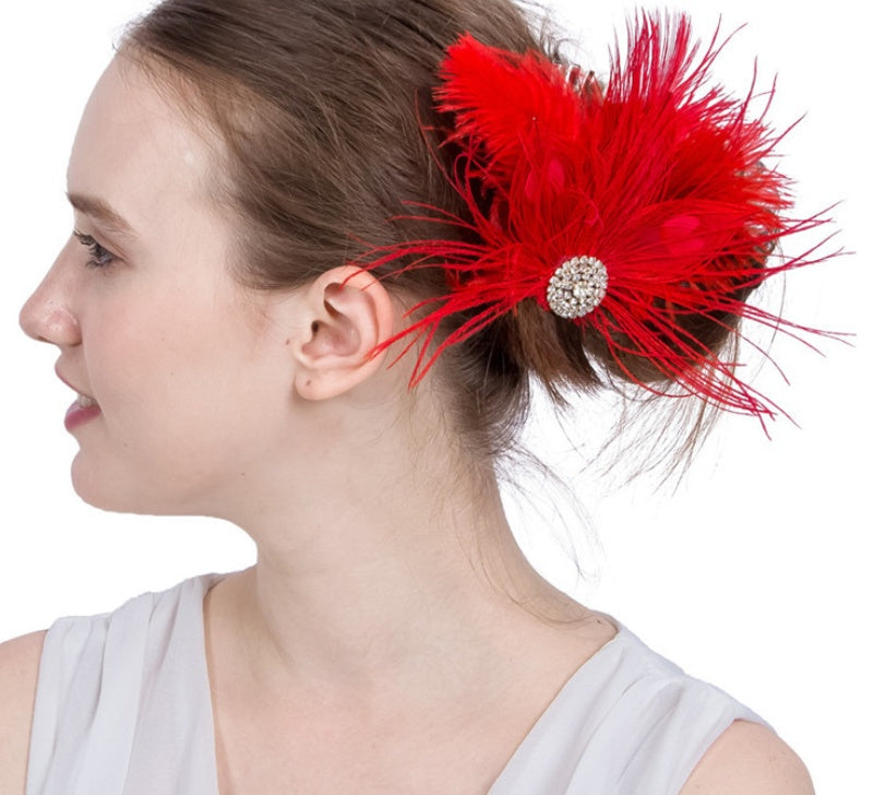 Feather Headdress Hairpin
