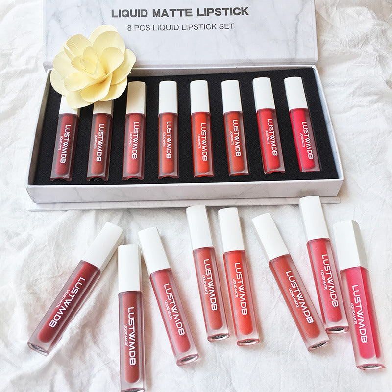 LUSTWMDB Marble lip glaze set