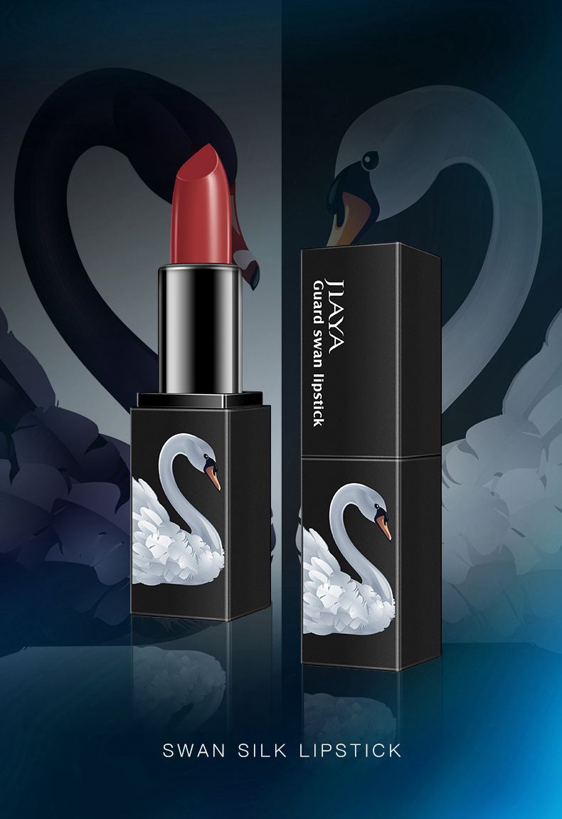 Jiaya Black And White Swan Makeup Set Cushion bb Cream Makeup Powder Lipstick Seven-piece Gift Box For Beginners