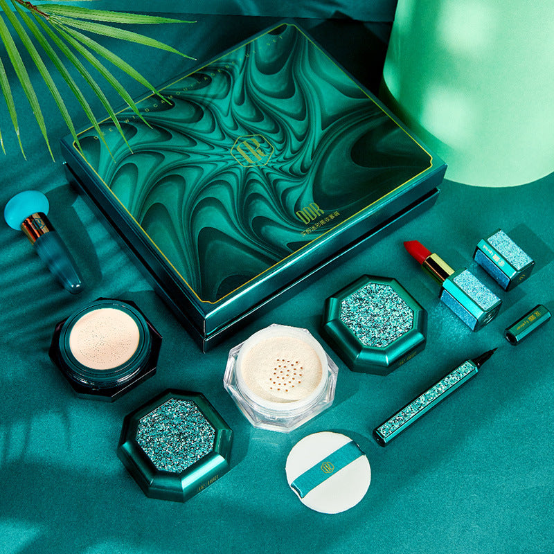 DDR Beauty Set Cushion BB Cream Lipstick Eyeliner