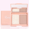 Cmaa Du Two-Tone Delicate Natural Blush Highlighter Powder Nourishinging Palette