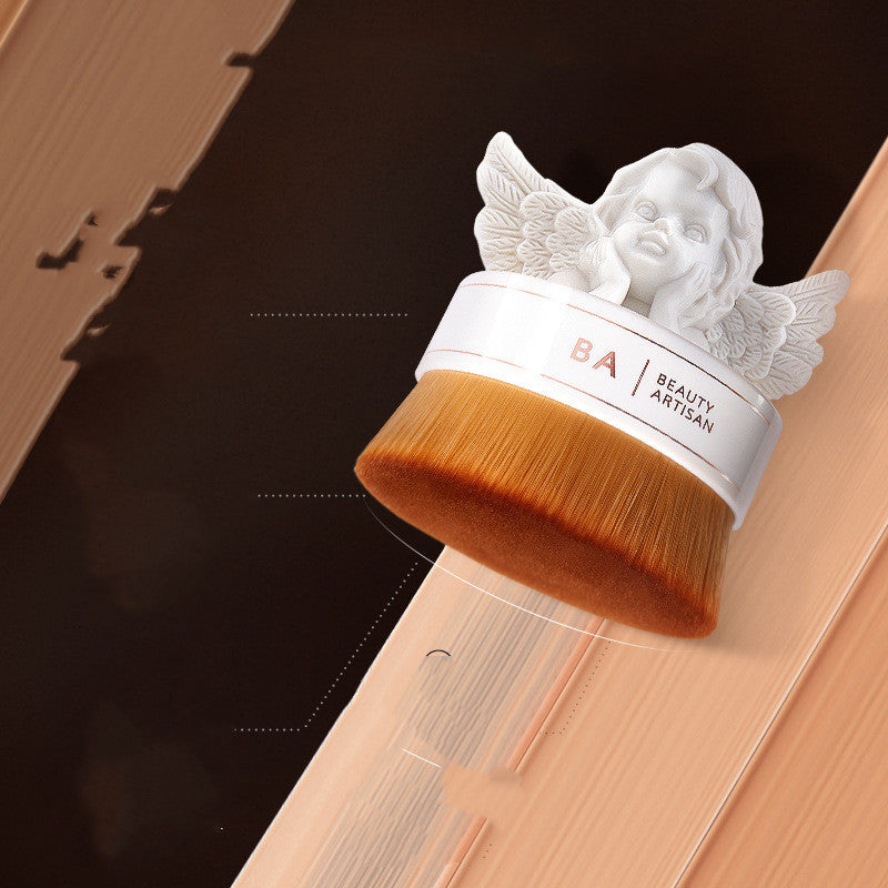 Beauty Artisan New Foundation Brush, Base Makeup Brush, Easy To Use, With Lid, High Density