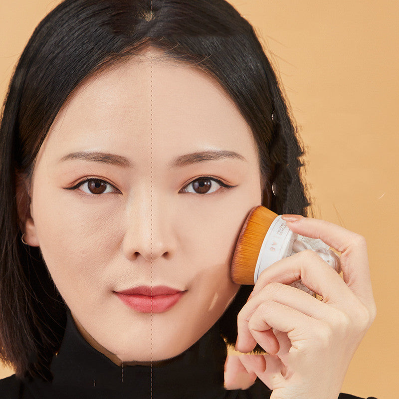 Beauty Artisan New Foundation Brush, Base Makeup Brush, Easy To Use, With Lid, High Density