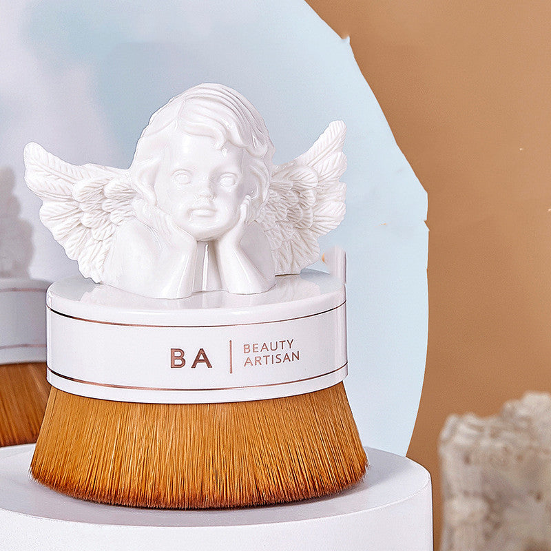 Beauty Artisan New Foundation Brush, Base Makeup Brush, Easy To Use, With Lid, High Density