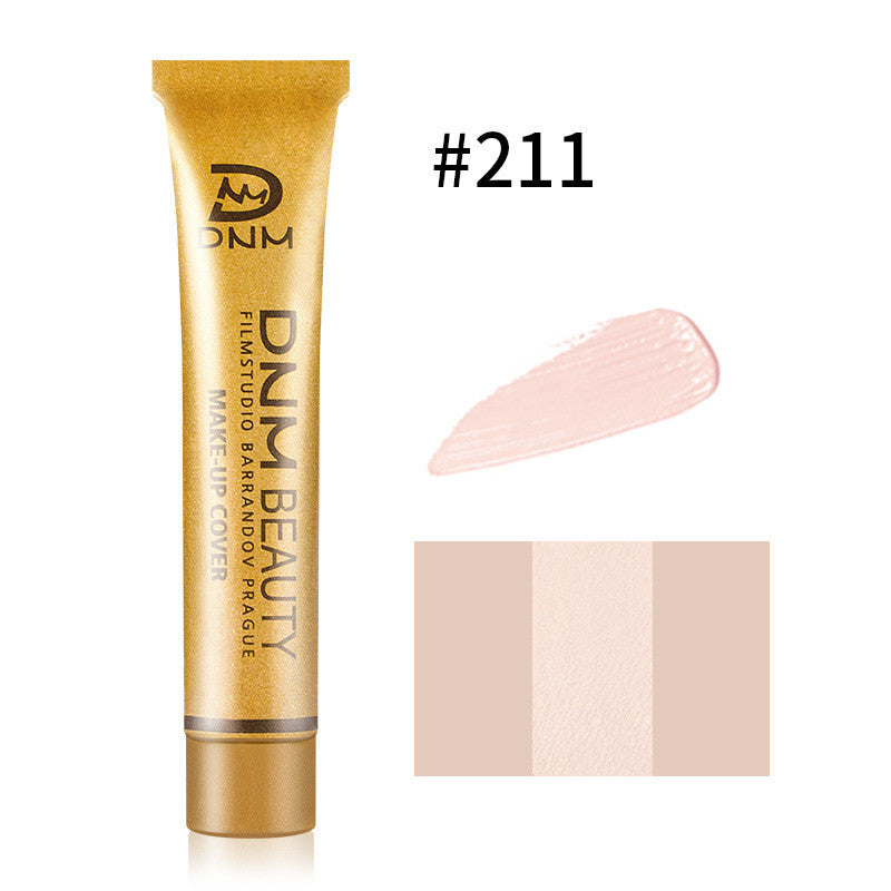 DNM Concealer Liquid Foundation Cream Cover Tattoo Blemish Skin MarksConcealer Moisturizing Full Camouflaged Natural Brighten Makeup