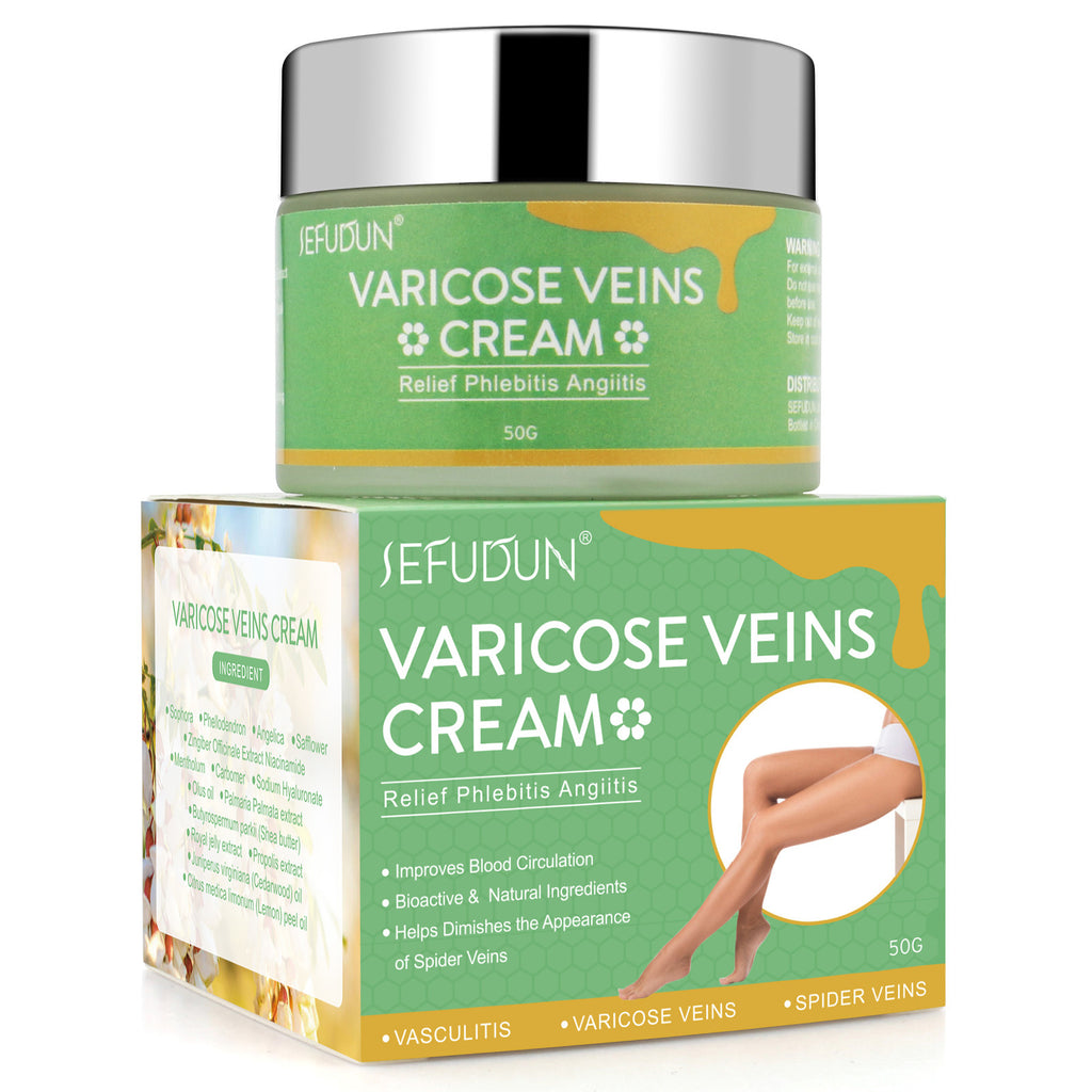 Sefudun Vein Cream Red Blood Streaks Nourishing Earthworm Leg Bruises Bulge Comfort Safflower Skin care lotion Varicose Cream