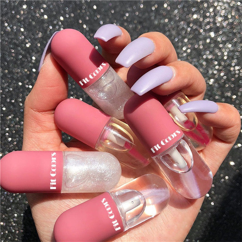 Fit Colors Mini Capsule Lip Gloss Moisturizing And Transparent