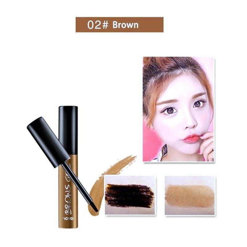 NOVO Peel Off Brown Black Eye Brow Tattoo Tint Waterproof Long-lasting Professional Eyebrow Gel Cream Mascara Eye Makeup Cosmetics