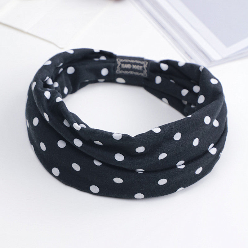 Summer Korean Face Wash Hairband Female Sweet Wide-Brimmed Headband Makeup Headgear Simple Headband Super Fairy Headband Hair Accessories