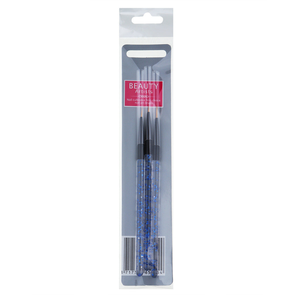 Kolinsky Acrylic Sequin Rod Draw Line Stroke Flower Brush Tool ted Nail Pen