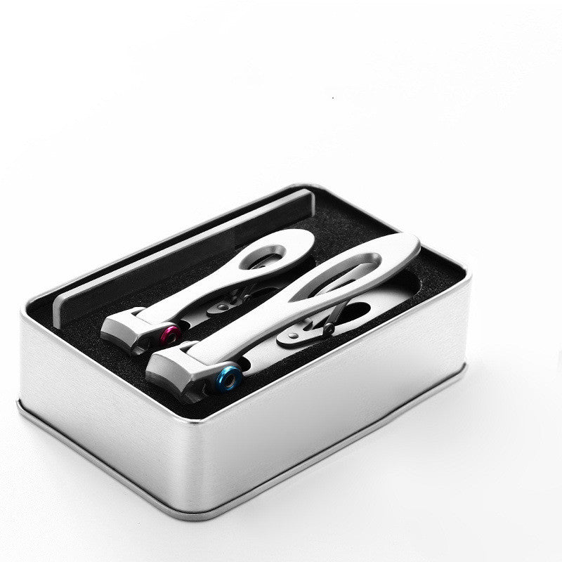 Stainless Steel Nail Clippers Nail Clippers Set Household Pedicure Thick Nail Nail Clippers Single Large Mouth Nail Clippers