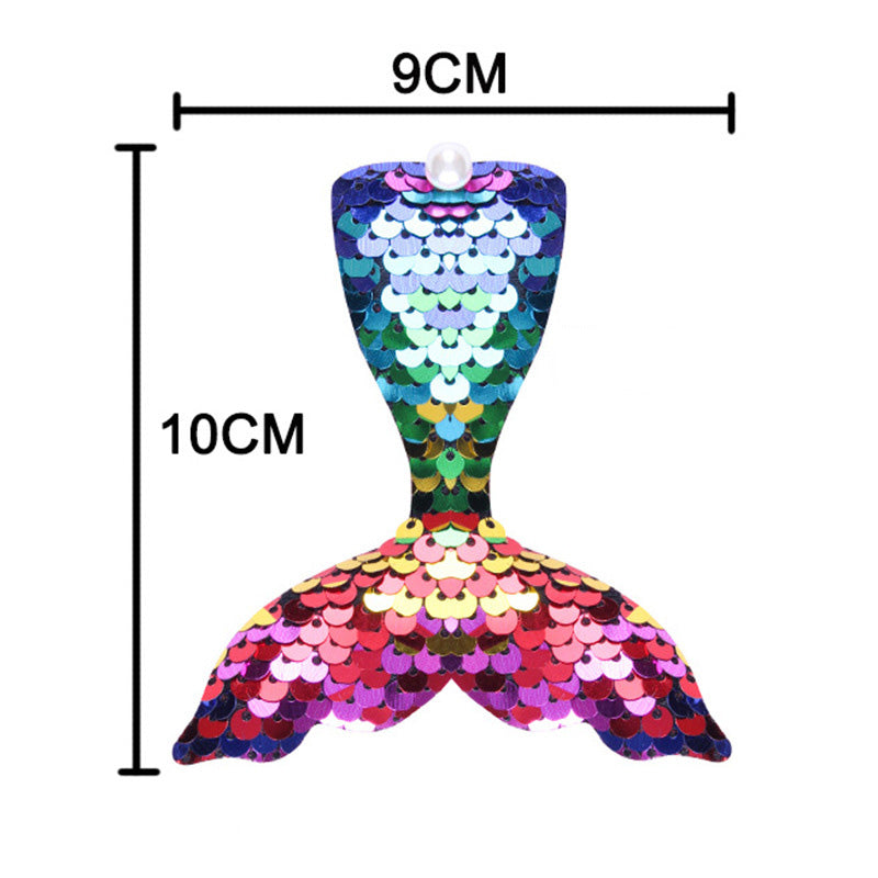 Cute Children Cartoon Flip Sequin Duckbill Clip