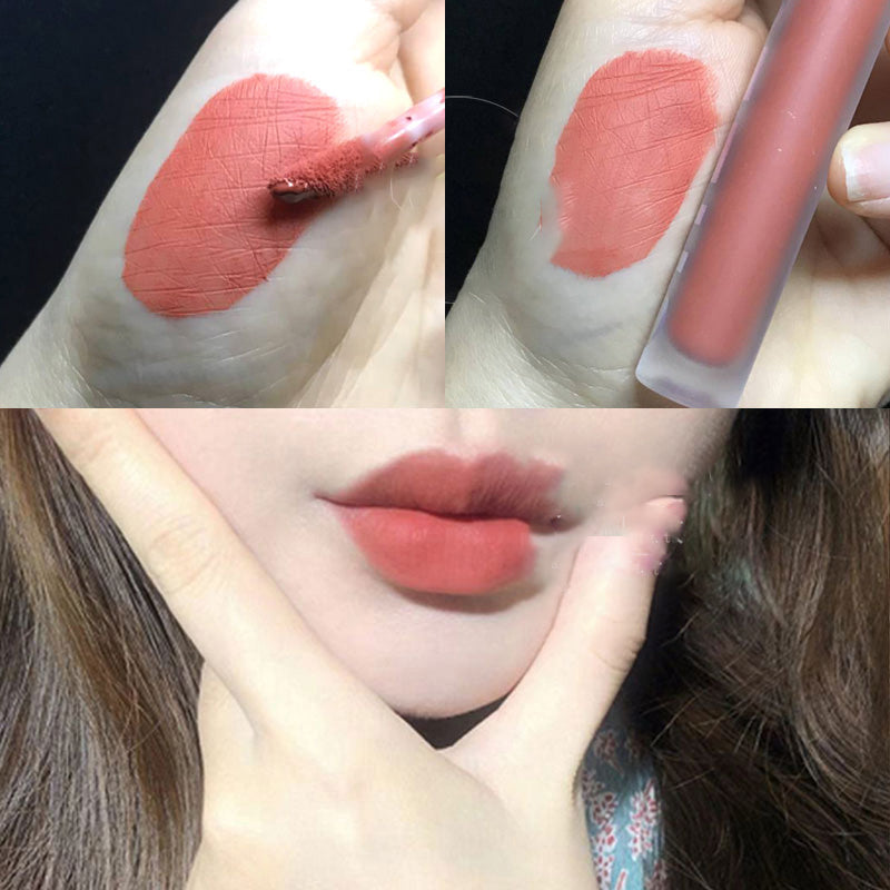 SheLoves Milk Tea Color Lip Glaze Female Student Velvet Matte Matte France