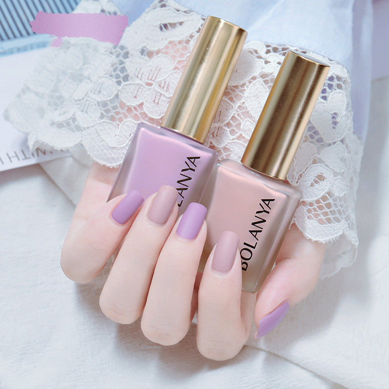 Bolanya Matte Nail Polish Water-Based, No Baking, Brightening And Quick-Drying