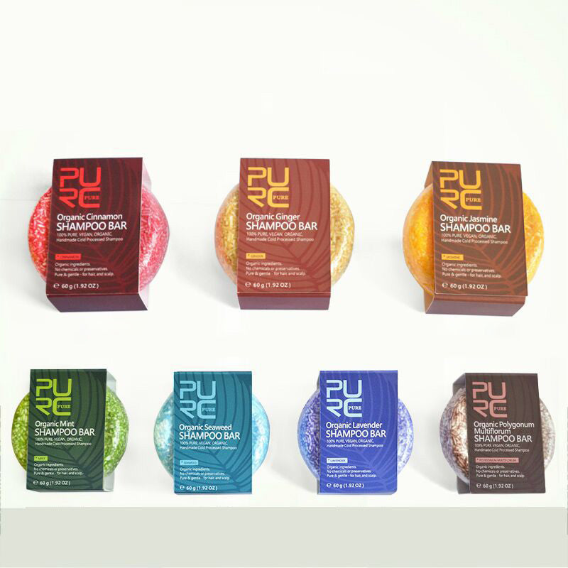 Pure Hand-Extracted Soap, Anti-Dandruff, Oil-Control Nourishing Handmade Soap, Spot Fleece-Flower Root And Ginger Shampoo Soap