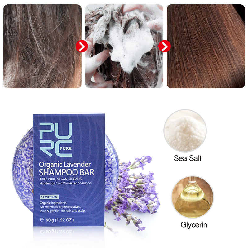 Pure Hand-Extracted Soap, Anti-Dandruff, Oil-Control Nourishing Handmade Soap, Spot Fleece-Flower Root And Ginger Shampoo Soap