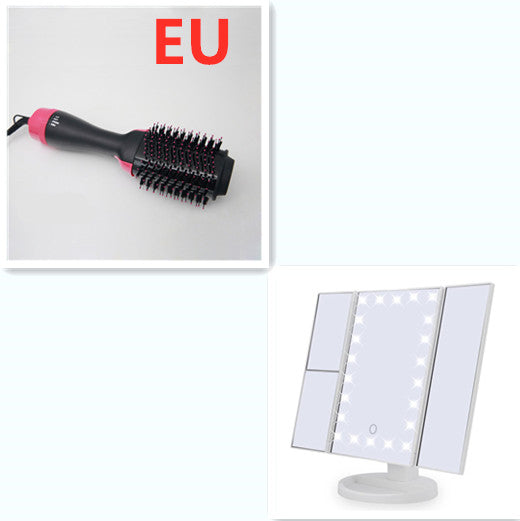 One Step Multifunctional Hot Air Comb Amazon Cross-Border Three-In-One Hair Dryer Curler Straight Hair Comb Styling Comb