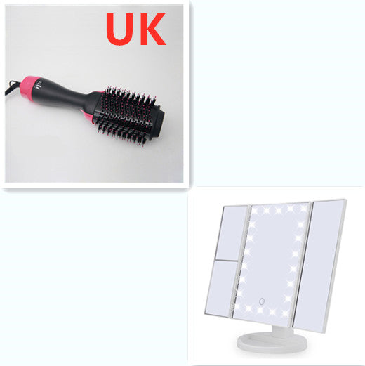One Step Multifunctional Hot Air Comb Amazon Cross-Border Three-In-One Hair Dryer Curler Straight Hair Comb Styling Comb