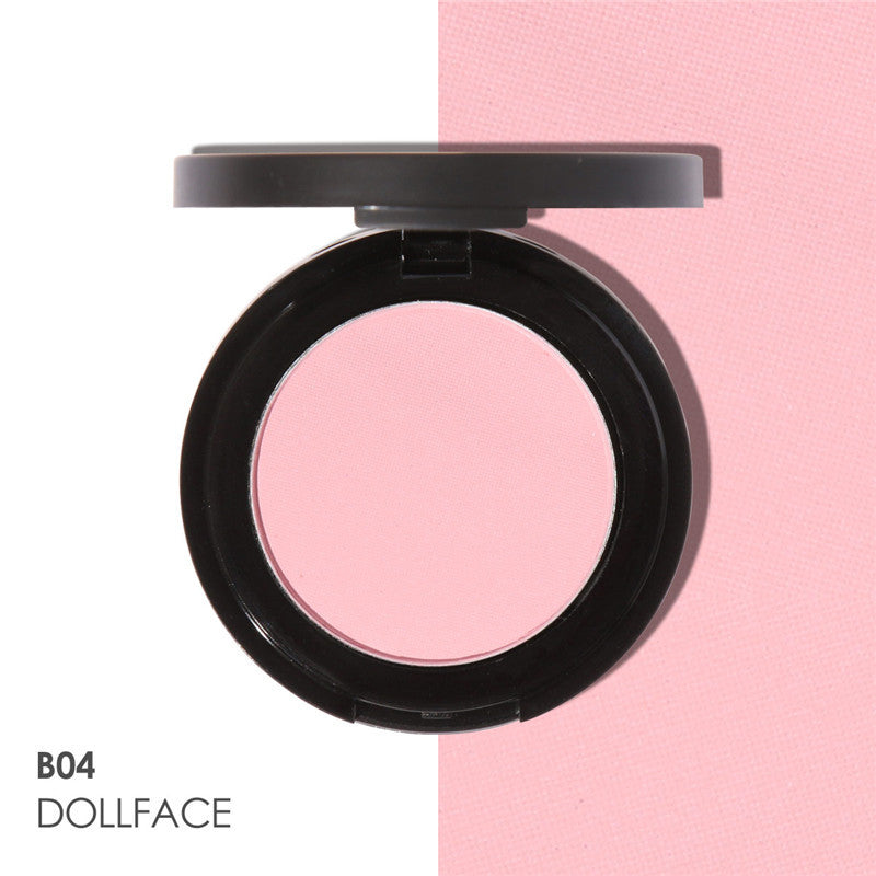 Blush Plate Genuine Nude Makeup Brighten The Complexion High-Gloss Powder Cake Skin-Friendly Rouge Female