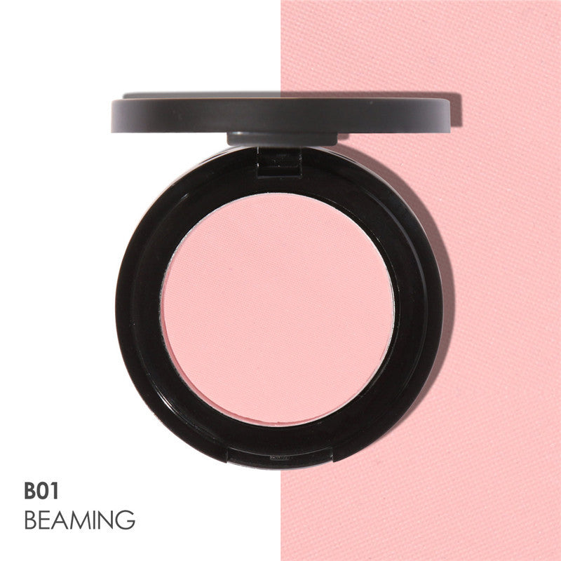 Blush Plate Genuine Nude Makeup Brighten The Complexion High-Gloss Powder Cake Skin-Friendly Rouge Female