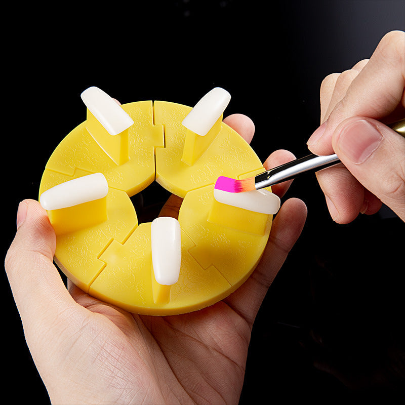 Nail Practice Tool Lotus Seat Detachable Nail Practice Rack