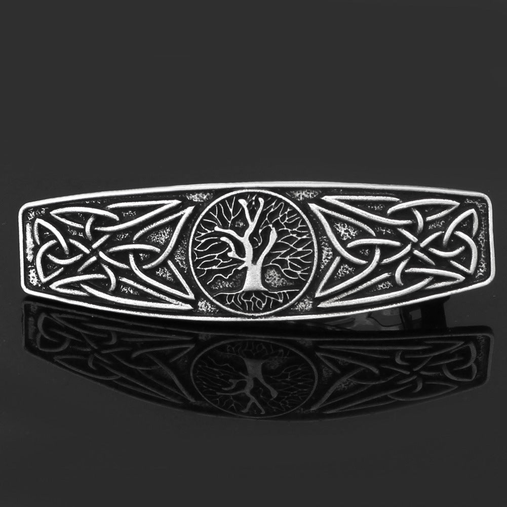 Nordic Viking Hairpin Tree Of Life Retro Classic