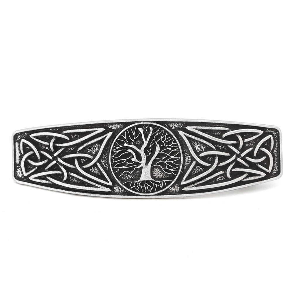 Nordic Viking Hairpin Tree Of Life Retro Classic
