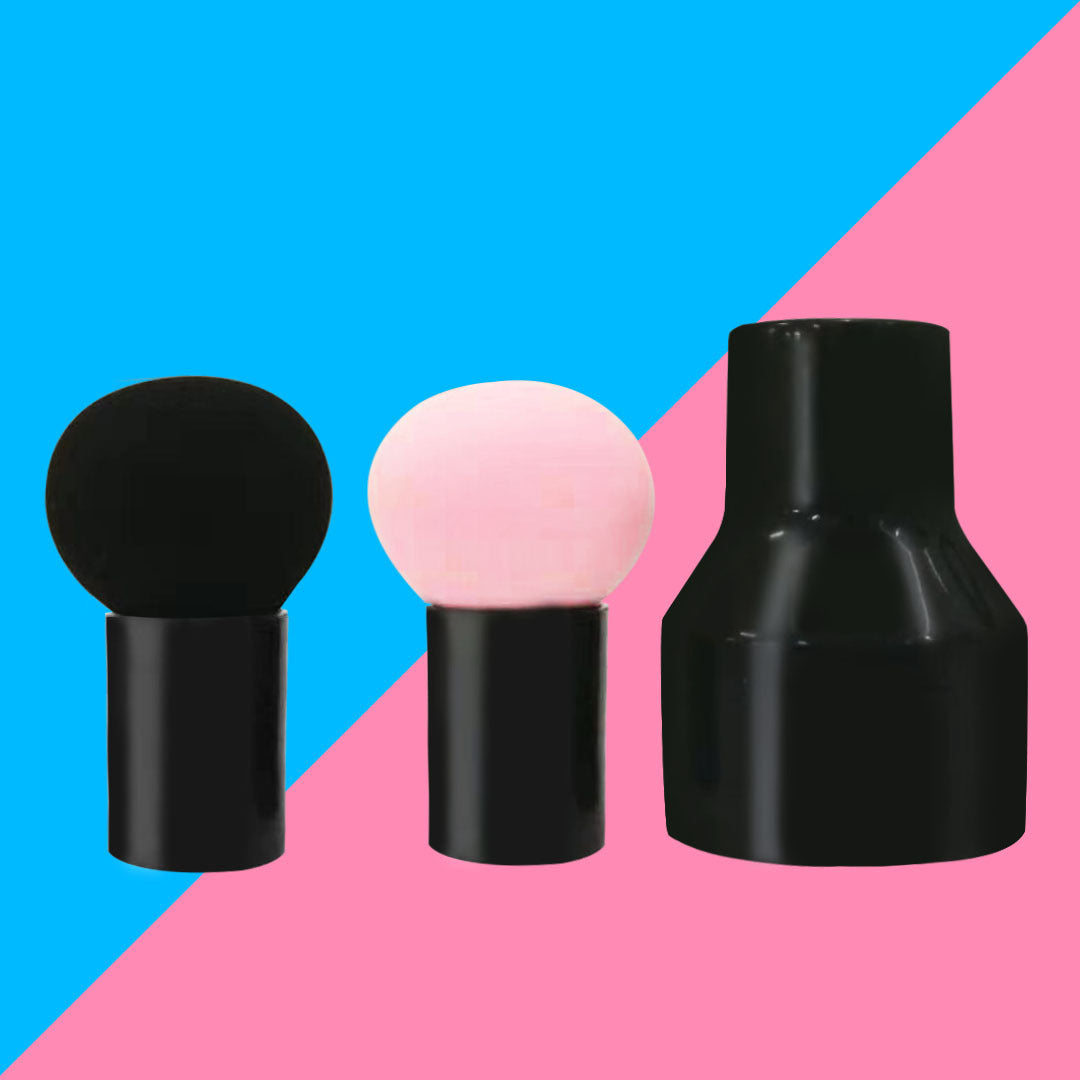 Mushroom head sponge beauty puff set