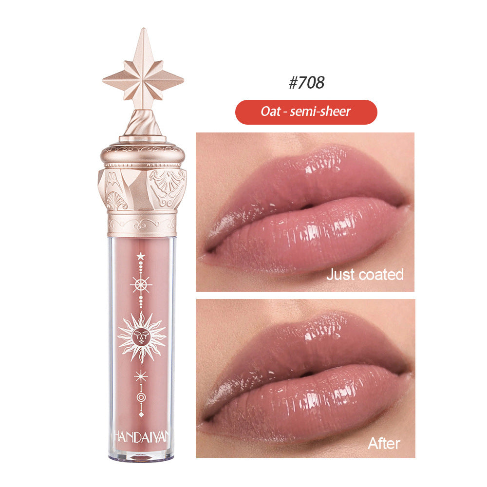 Handaiyan Lip Gloss Lipstick Gloss Film Mirror Lip Glaze