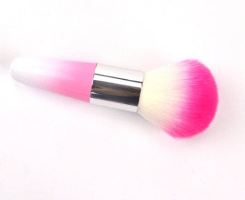 Naiqi spot blush brush plastic short rod PVC packaging makeup brush multicolor optional whitewash