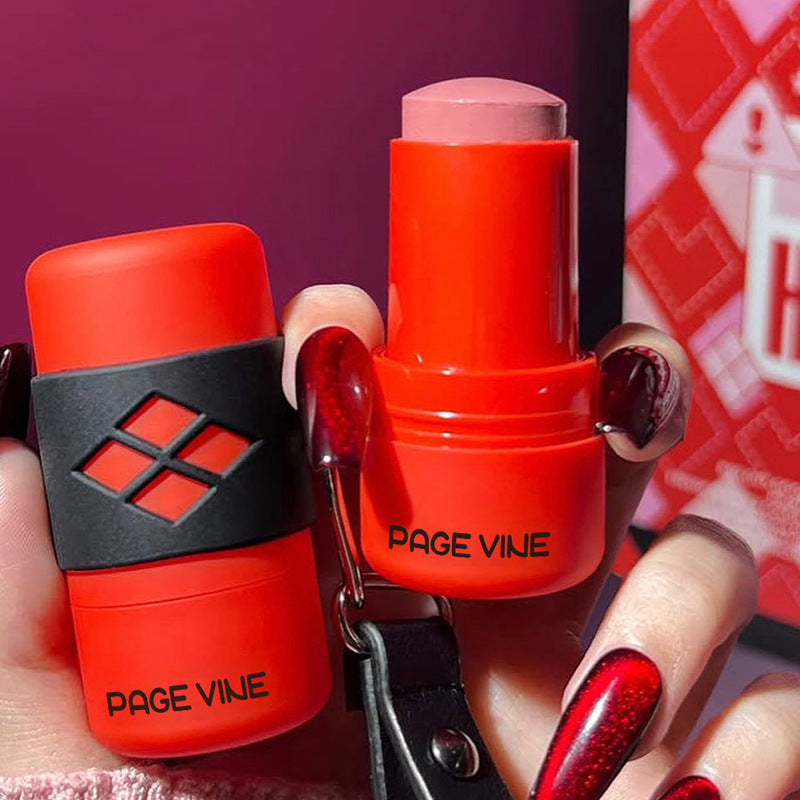 Page Vine Lip And Cheek Dual-use Blush Lipstick Stick Color Rendering