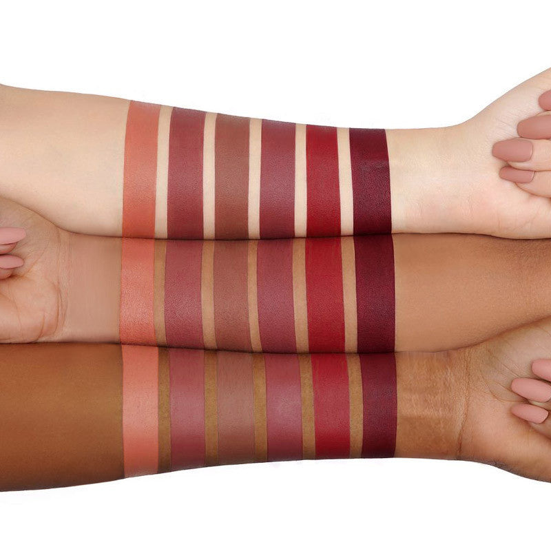 Langmanni Lipstick 6 Count Set Matte Velvet Lip Gloss