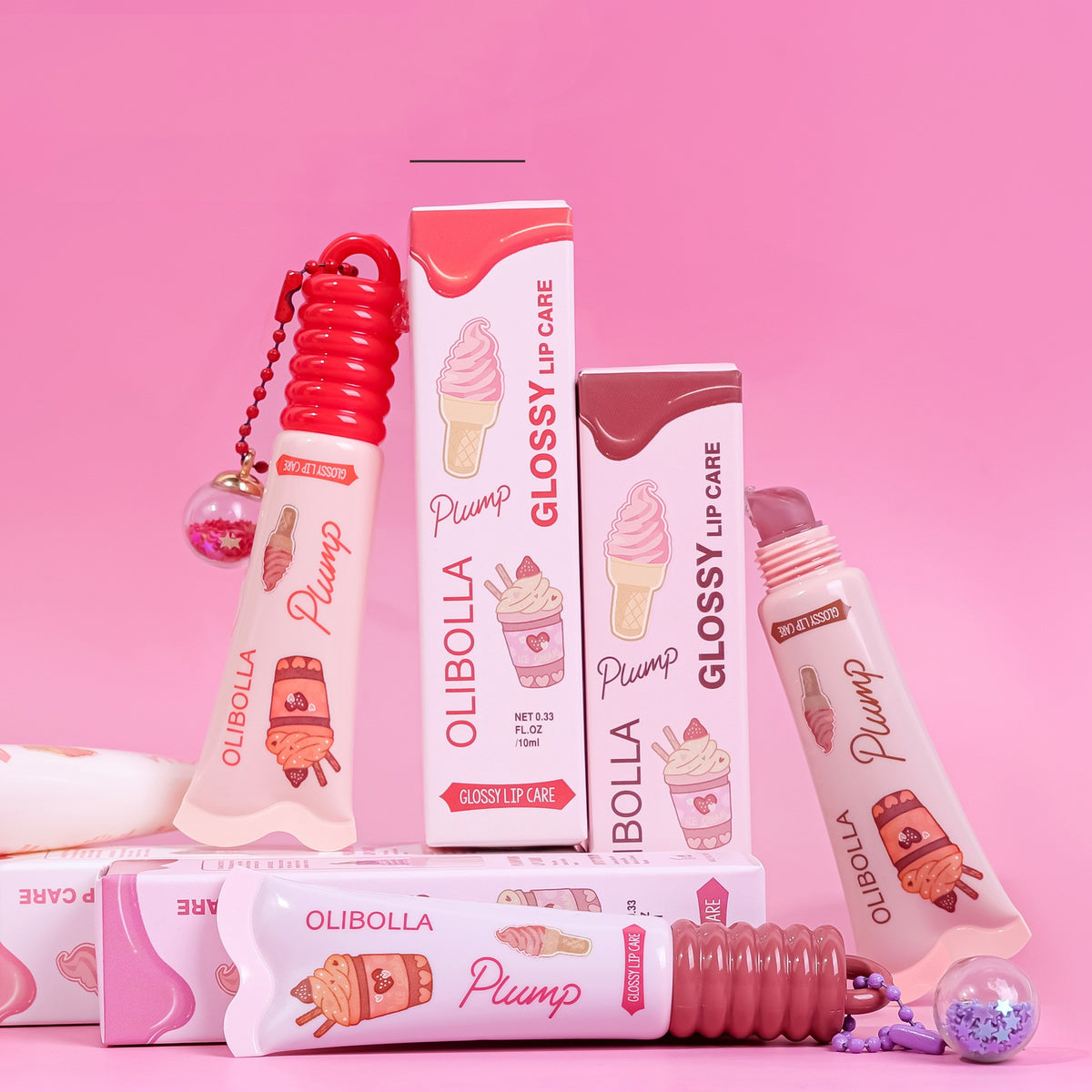 Olibolla Moisturizing No Stain On Cup Lip Lacquer Lipstick