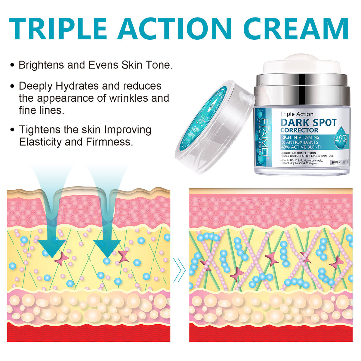 Elaimei Bright White Concealer Despeckle Cream