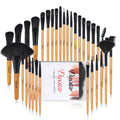 Daxstar Makeup Brush Set Full Set Of Soft Hair Foundation Brush