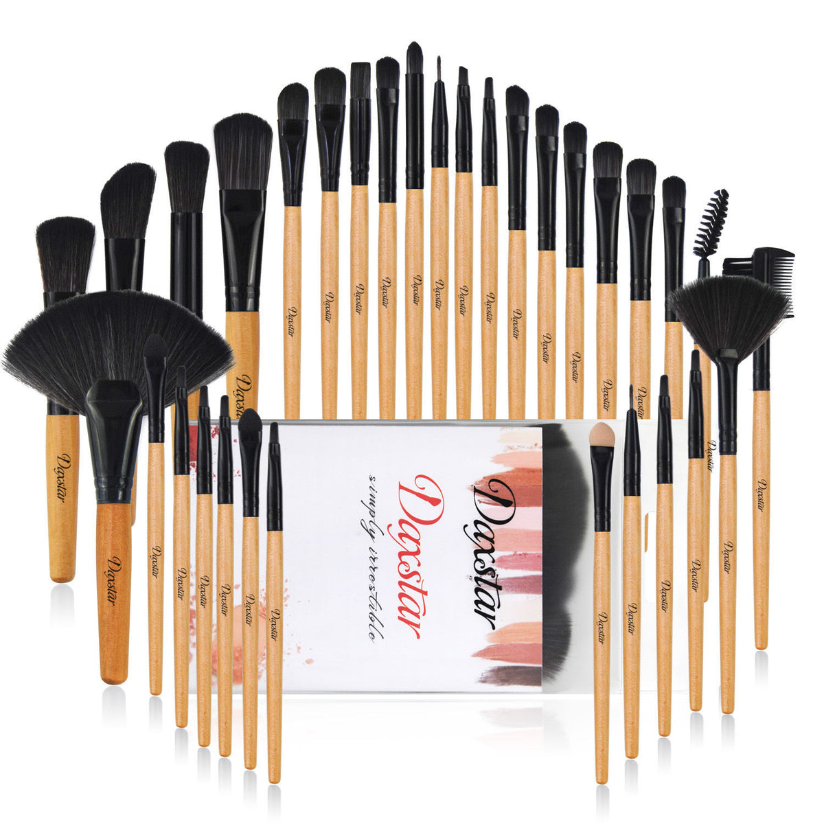 Daxstar Makeup Brush Set Full Set Of Soft Hair Foundation Brush