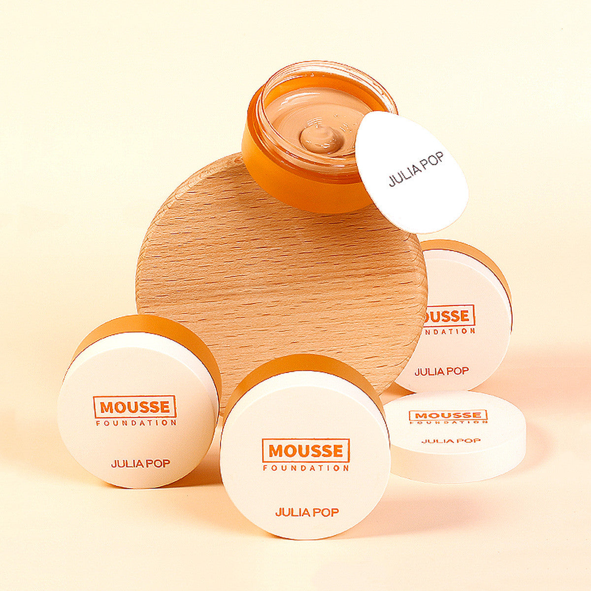 JuliaPop Wheat Liquid Foundation Concealer Lasting Makeup