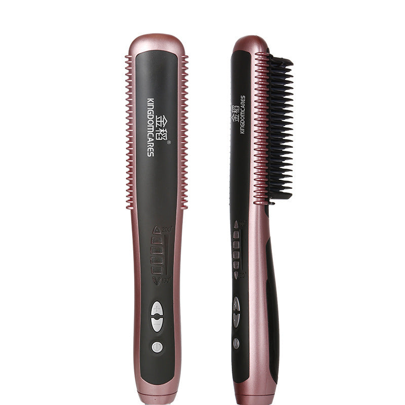 KingdomCares Straight hair comb curling iron
