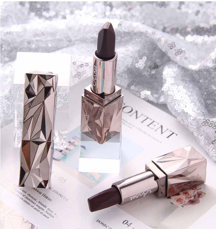 Ansel 3-Color Single Lipstick Moisturizing Color Waterproof Temptation Of Angels Black Diamond Lipstick 3 In 1