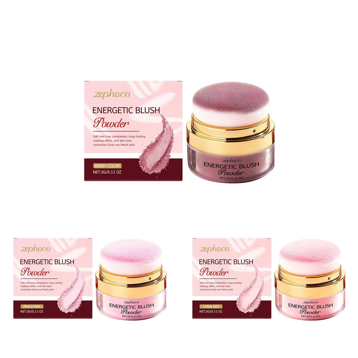 Zephoco Finely Blended Skin Hugging Blush That Delivers Rich Color And Dreamy Atmospheric Finish