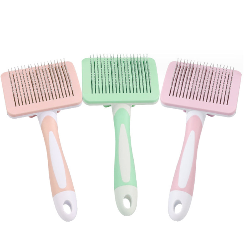 Pet Self Cleaning Slicker Brush Pet Hair Brush Dog Brush Cat Brush For Shedding Hair Pet Hair Removal Tool Safe Massage Comb For Long Middle-long, Short Hair