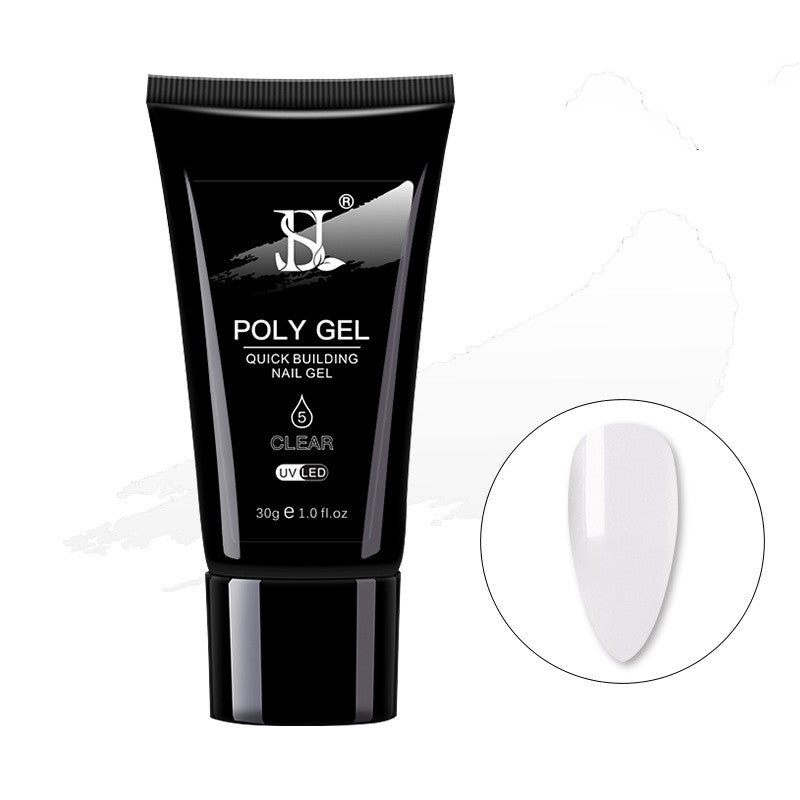 HS Poly Gel Crystal nail polish