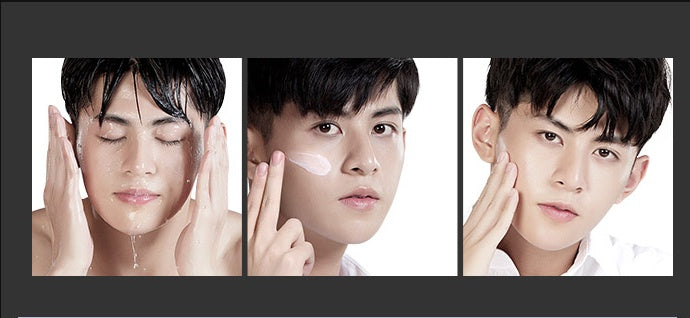 MANFRIEND Men's Su Yan cream BB cream concealer acne marks students natural color beginners suit to send white cosmetics