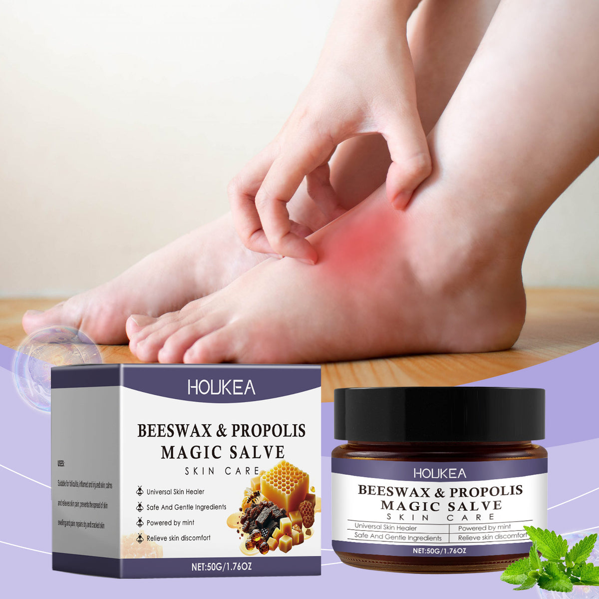 Houkea Propolis Body Neck Cream Nourish Skin