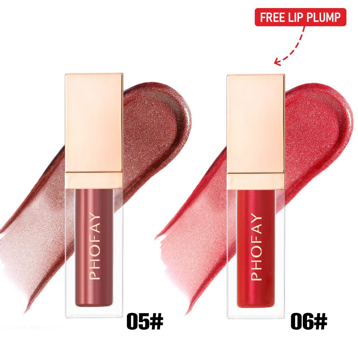 PHOFAY Ultra-Glossy Lip Gloss Set