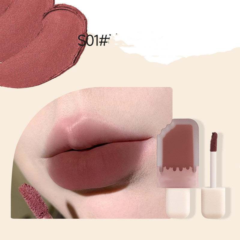 Hey.Yue Ice Cream Lip Glaze Little Pudding Brightening Lipstick